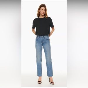 Denim Forum Aritzia Arlo Straight Leg Jean 28L
